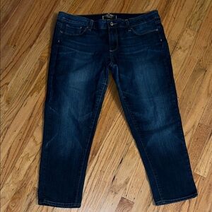 PAIGE Roxie Capri Dark Indigo Ankle Jeans